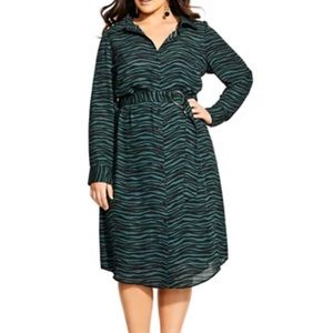 NWT City Chic Safari Dress
